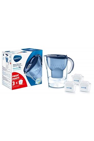 جنجر تنقية المياه من MNZ-Marella Xl مع 3 مرشحات - KLCSHOP1018146 الأزرق - Brita