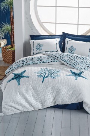 MNZ-Maritime Single Complete Set نجم البحرية الأزرق 8680108053676 - Cotton Box