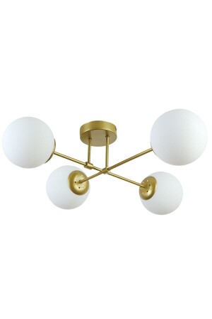 MNZ-Marry تصميم عصري كافي مطبخ غرفة المعيشة الألوان القديمة الزجاج الأبيض 4-قطع الشنارة MRY56 - Modavize