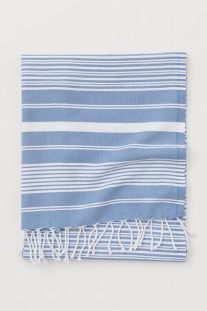 MNZ-Maryon Peshtemal 100% قطن حمام الحمام منشفة البحرية الأزرق - Mulberry