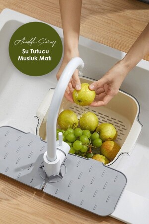 مقعد مصاب المياه MNZ-MAT للمصدر المياه المزروعة للصنبور السيليكون المرنة المرنة المرنة المضخة المطبخ رف الم - Anadolu Saray Çarşısı