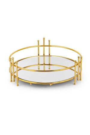 (من دون مرآة) MNZ-Matia Round Mirrored Tray (BESWITH MIRROR) yns-tps1 - Genel Markalar