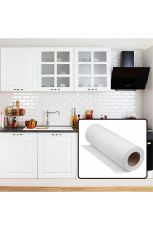 أثاثات وملابس ملونة بيضاء من نوع MNZ-Matte غطاء الأغطية 50 سم × 1 متر - Stickerart