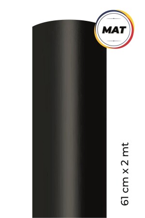 MNZ-Matte Black Self Adhesive Coating Foil 61 سم × 2 Mt - Ecce