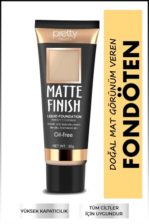 مادة MNZ-Matte Finish تأثير التغطية العالية الأساس رقم: 2 - Pretty Beauty