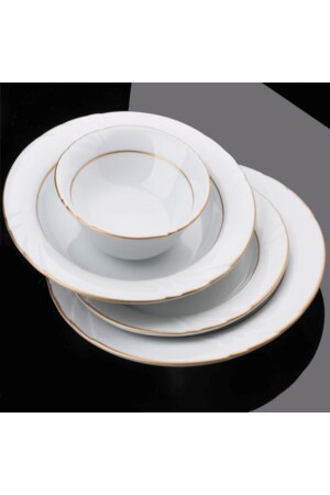 كأس من طراز MNZ-Matte Gilded Bowl 12 PC SF15KK23 - Güral Porselen