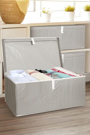 حقيبة تخزين MNZ-Maxi Box 50 X 40 X 30 Cm (GREY) Nkh600 - Nisahometeks