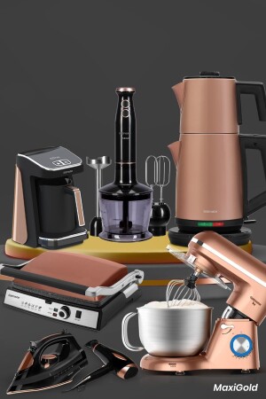 MNZ-Maxigold 30 قطعة مزيان حزمة الزفاف الإلكترونية المطبخ الكهربائي المعدة المعدة BY-5734 - GoldMaster