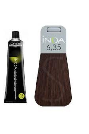 (MNZ-MD) جمال 6 رقم 35 لون قشرة من الذهب الأسود الداكن (Acaju Hair Dye) 60 مل (غير أكسيدات) - İNOA