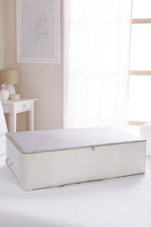 MNZ-Mega Size Stuff&Things رمادية وسادة أساس، كيلت، سترة Hurcu 74x46x22 - Ocean Home Textile