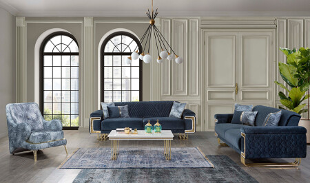 مجموعة غرفة المعيشة MNZ-Megan - Cadde Yıldız