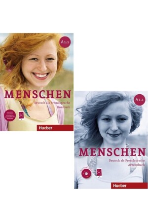 MNZ-Menschen A1.1 : Kursbuch + Arbeitsbuch Mit على الإنترنت أـر + أوديـ كـد - Hueber Yayınları