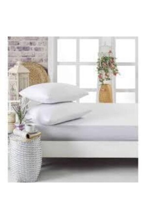 MNZ-Mer-tim القطن Ranforce King مزدوج الحجم 180x200 مجموعة ورقة مصبغة - MERTM000555 - mer-tim ezberbozan ev tekstili