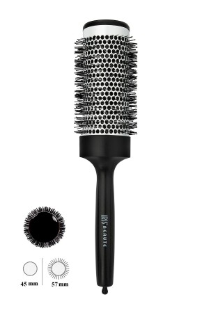 فرشاة جافة من طراز MNZ-Metal حرارية سميكة تنفخ 45 مم كبيرة 51074 - Iris