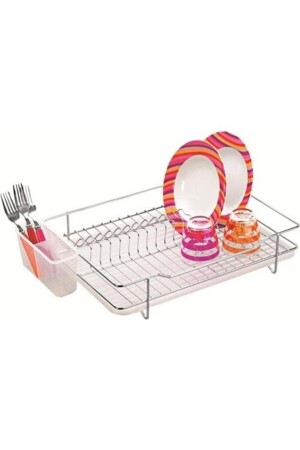 MNZ-Metal Clover لا ينفجر الكروم رف الأطباق على المكتب سلة جفاف الأطباق - Ece