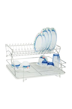 MNZ-Metal De Luxe 2 مرتفعة من كروم رف الأطباق رف الأطباق EM111DL - Ece