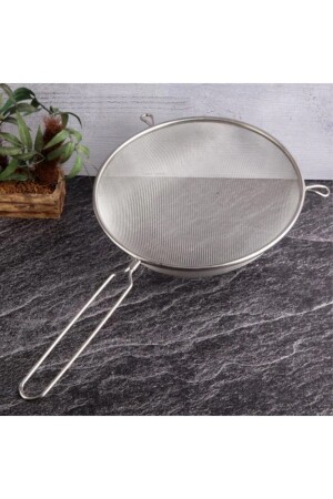 MNZ-Metal Handle Strainer 25 سم، فول دجاج السكر الدقيق SM0806 - bimbambom
