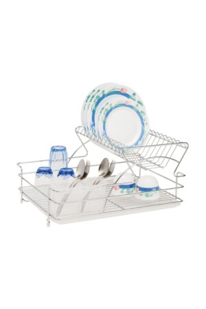 MNZ-Metal Lux Chrome رف الأطباق رف الأطباق EM112L - Ece