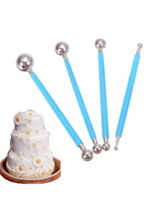 MNZ-Metal Marzipan Set من 4 MARZİPAN METAL 8 PIECES - Genel Markalar