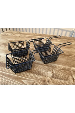 (MNZ-Metal Potato and Snack) - سلة عرض العشاء 4 قطع 7346538 - Genel Markalar