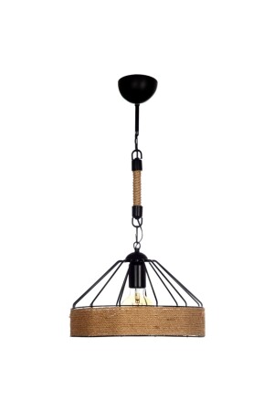 MNZ-Meyra مصباح تعليق حبل واحد أسود ÖZP. 0189 - özpolataydınlatma