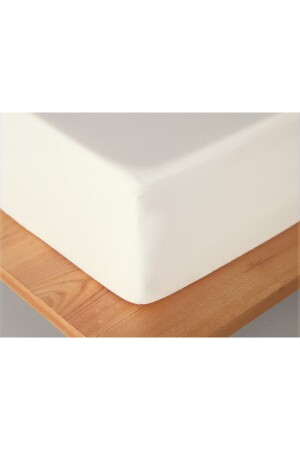 MNZ-Micell القطن ساتين ورقة واحدة مرنة أبيض - English Home