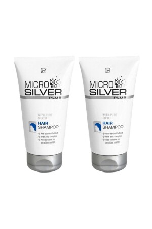 الشامبو من مكافحة الرماد من MNZ-Microsilver Plus - مجموعة من 2 - Lr