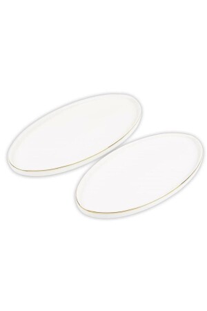 MNZ-Mıkasa Gold عصرية 2 قطع لوحة القارب 31x16cm 36x18cm TYC00213469912 - Mikasa Moor