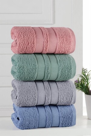 MNZ-Mila منشفة اليد ووجهها مجموعة 50x90 سم4 333 - Mürdüm Home