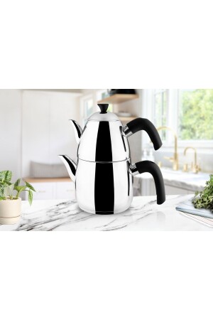 MNZ-Milan Model Maxi Size Steel Teapot ميلين طلاء الصلب 03 - Otuz4istanbul
