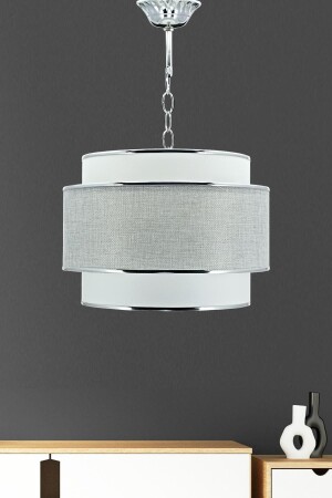 MNZ-Milas Light Gray المعدنية الشريط الحديثة معلق الشنادل E64 ES-MLS21 - Eslight