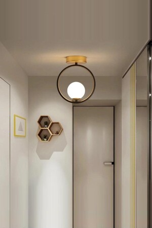 MNZ-Milaya مودر كرة الأرض الزجاجية طابق واحد شمعة للمدخل قاعة القاعة غرفة TYC00592655360 - Uçar