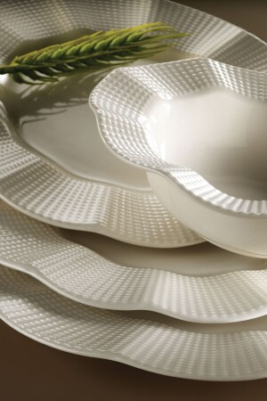 MNZ-Milena الخزف 18 قطعة عشاء مجموعة TYC00500879476 - Kütahya Porselen