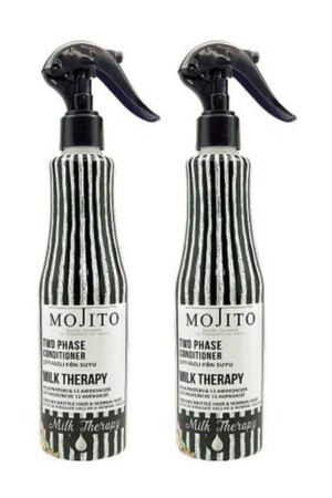 MNZ-Milk Milky مزدوجة المرحلة تنفخ الماء الجاف 400 مل 2 قطع - Mojito