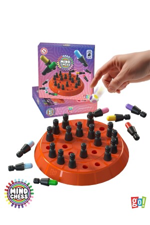 (MNZ-Mind Chess Memory Game) (الذاكرة والتنمية العقلية) (الشطرنج بالألوان) - Go Toys