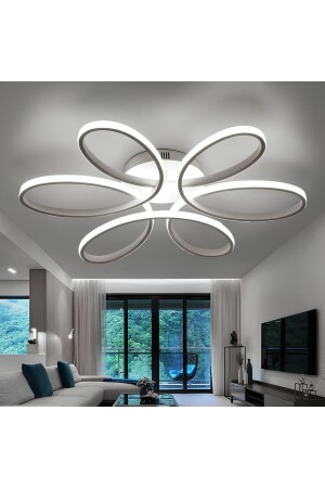 MNZ-Minel Decor Gray Chrome Daisy نموذج 50 قطر - Minel Dekor Led Lighting
