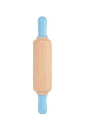 MNZ-Mini خشب رولر رولر زرقاء - Childgen Play Dough