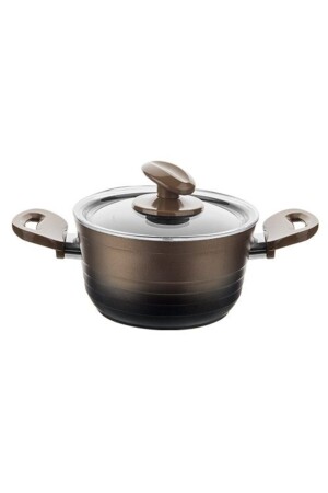 MNZ-Mini Granite Pot Rose Gold Veta 20 سم 153 - Aryıldız