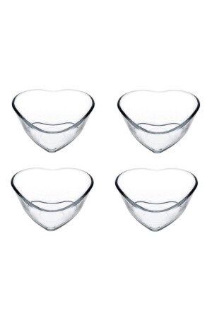 MNZ-Mini Oven Bowl Heart Set من 4 59494 Fma07805 594940 - Paşabahçe