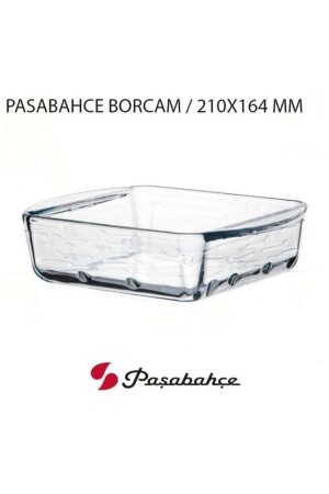 MNZ-Mini Square Pyrex 59914 طبق الخشب، خدمة، عرض - Paşabahçe