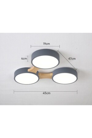 MNZ-Minimalist LED الحديثة 3-Plus Chandelier-2 على أساس3 - SimaAvize