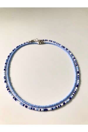 MNZ-Minimum Bead مضاعفة عنق مجموعة - Handmade