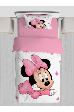 MNZ-Minnie Mouse Baby and Children's Room Set غطاء غطاء واحد - Bebaks