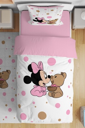 MNZ-Minnie و Teddy Bear نمط واحد الأطفال الأسرة المجموعة evnev00108 - Evpanya