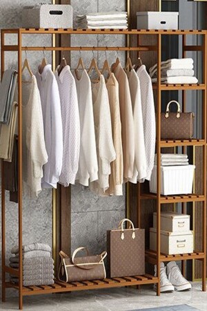 MNZ-Mira الخشب خزانة الملابس شنجر 150x130x36 سم - Mirapet