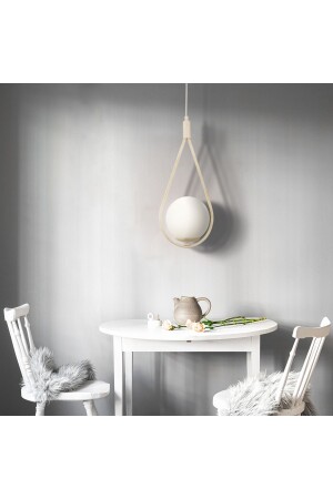 MNZ-Mirza واحد لامباً معلقًا أبيضًا مُسحًا لامباً معلقًا جديدًا المطبخ غرفة المعيشة لامباً معلقًا - Apliqa