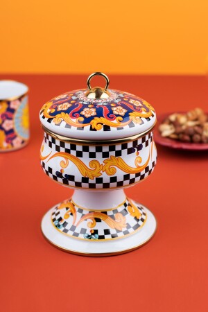 MNZ-Misharu Cm ديكوراتيتيف إيناميل مغطاة كأس السكر، عرض الشوكولاتة، كأس العشاء 8683143440128 - EMAYlab