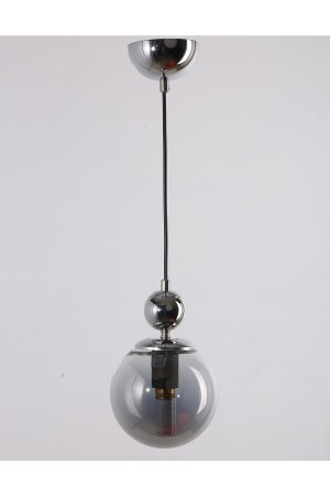 MNZ-Misket Chrome Plated Smoked Glass Chandelier 20220230004 - MŞ Aydınlatma