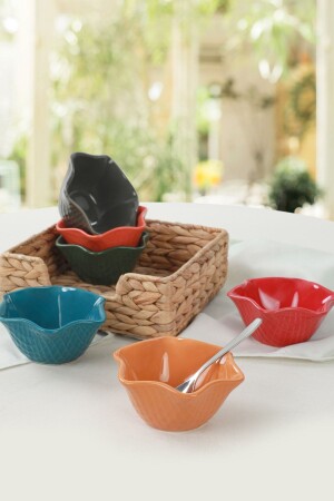 MNZ-Mix شقيع طعام خفيف روماني 11 سم 6 قطع ST607006F16XA000000MASD200 - Keramika