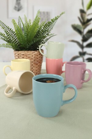 MNZ-Mix Soft Cloud Mug 9 سم 6 قطع - Keramika